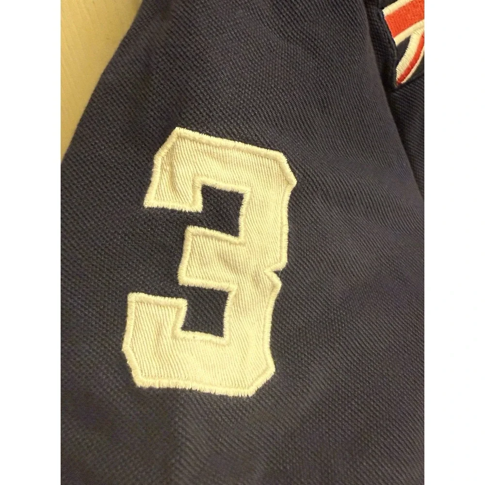 Vintage Polo Ralph Lauren Great‎ Britain #3 Big Pony Polo Shirt  Men's XXL